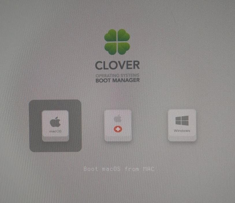 双系统选择界面